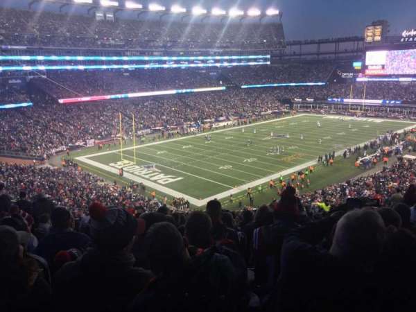 Gillette Stadium, section: 238, row: 26, seat: 20