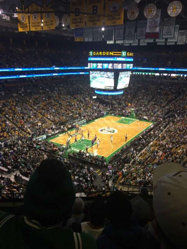 TD Garden, section: 321, row: 6, seat: 5