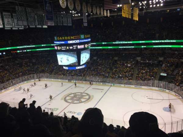 TD Garden, section: 329, row: 10, seat: 5