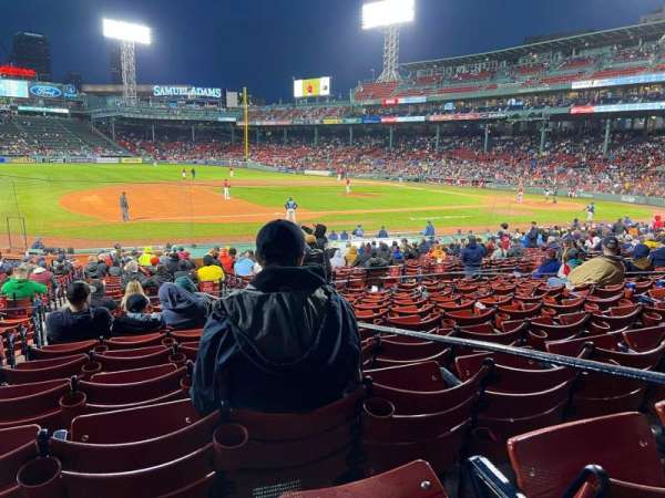 Fenway Park, section: Loge Box 154, row: LL, seat: 3