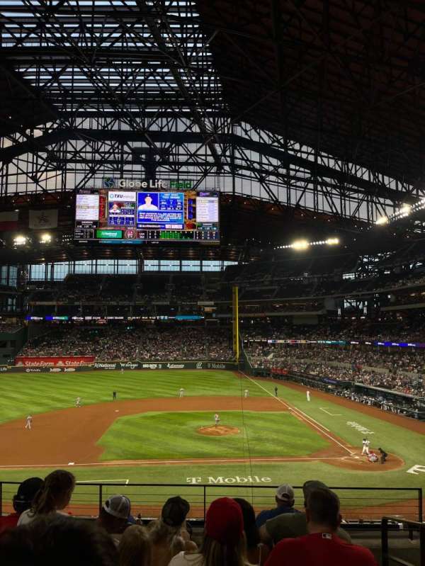 Globe Life Field, section: 109, row: 6, seat: 19