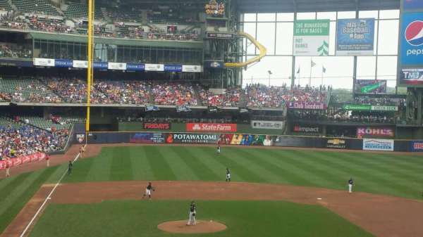 American Family Field, section: 215, row: 8, seat: 17
