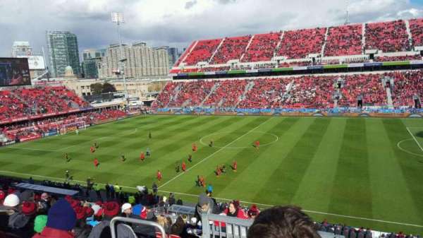 BMO Field, section: 222, row: 21, seat: 7