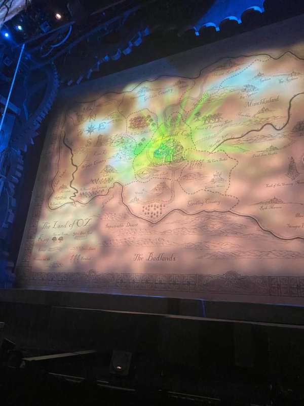 Apollo Victoria Theatre, section: Stalls, row: A, seat: 19