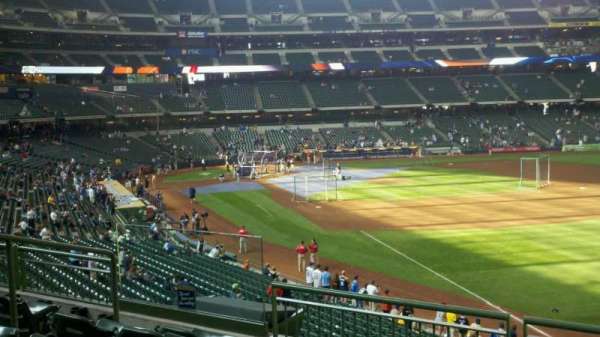 American Family Field, section: 210, row: 3, seat: 5