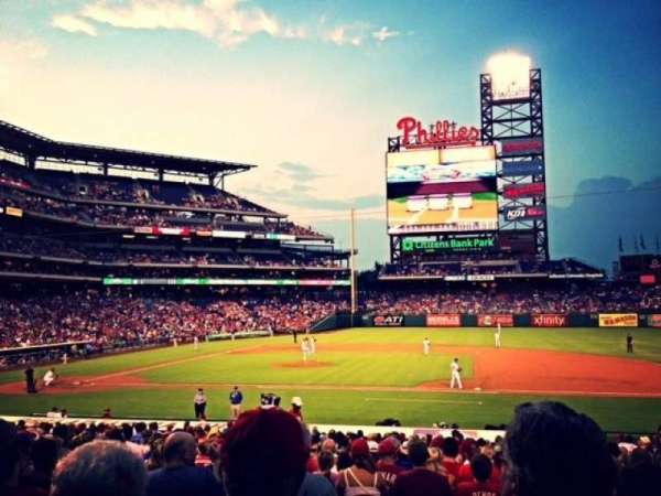 Citizens Bank Park, section: 116, row: 23, seat: 6