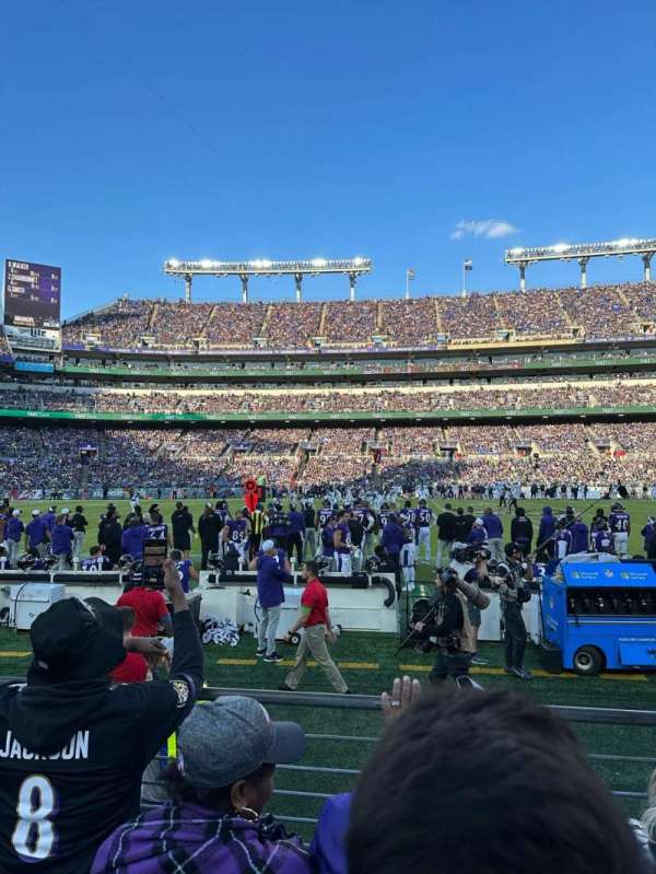 M&T Bank Stadium, section: 127, row: 3, seat: 13