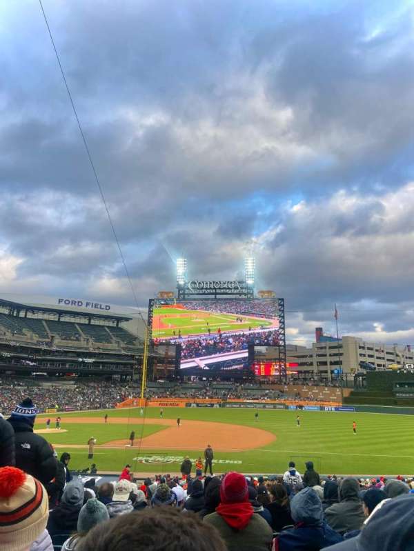 Comerica Park, section: 119, row: 31, seat: 14-16