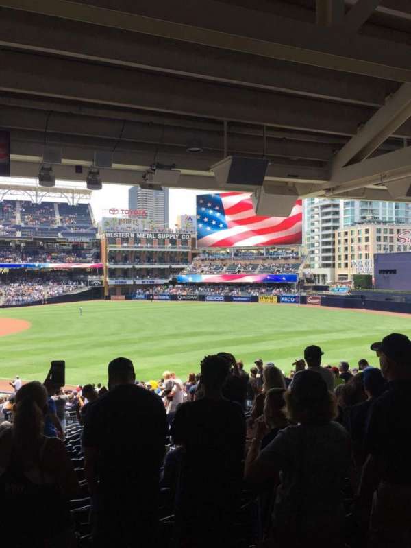 Petco Park, section: 121, row: 43, seat: 1