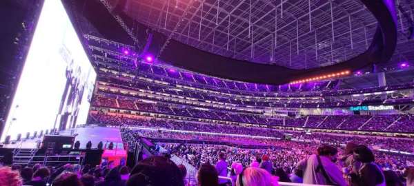 SoFi Stadium, section: C108, row: 12, seat: 2