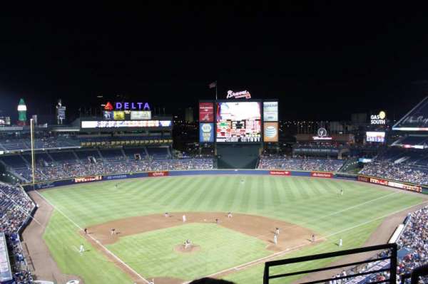 Turner Field, section: 403L, row: 3, seat: 101