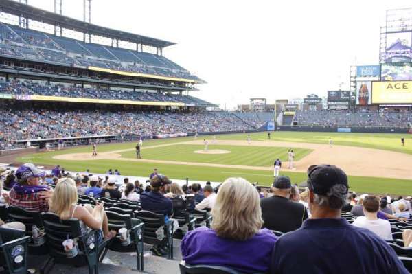 Coors Field, section: 121, row: 24, seat: 12