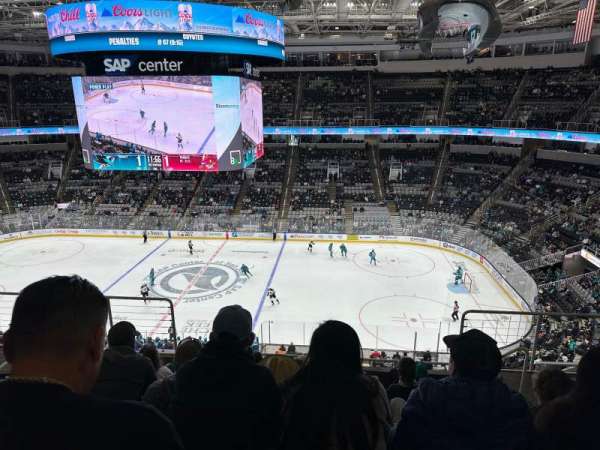SAP Center, section: 228, row: 8, seat: 10