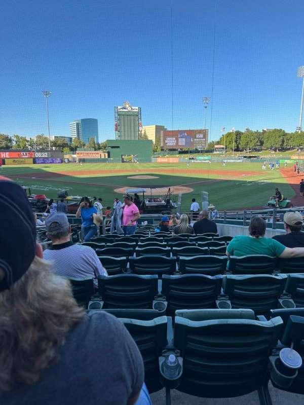 Sutter Health Park, section: 112, row: 15, seat: 17