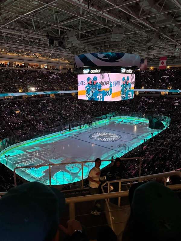 SAP Center, section: 205, row: 7, seat: 4