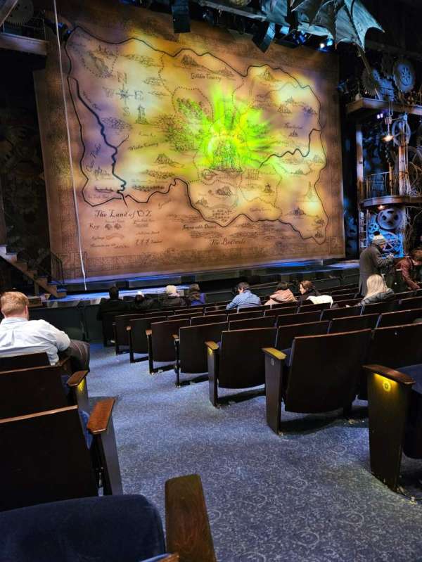 Gershwin Theatre, section: Orchestra L, row: F, seat: 1
