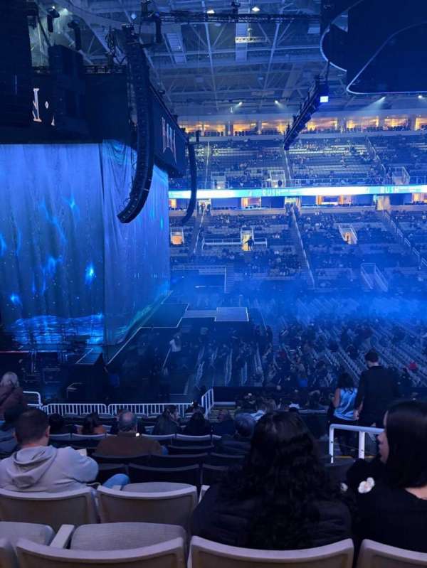SAP Center, section: 116, row: 22, seat: 16