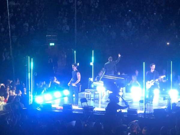 The O2, London, section: 111, row: L, seat: 330