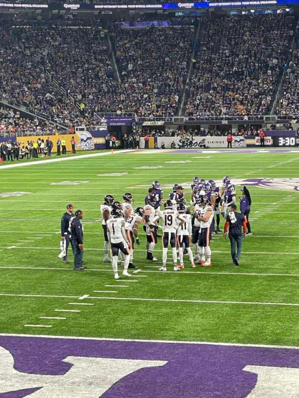 U.S. Bank Stadium, section: 140, row: 6, seat: 20