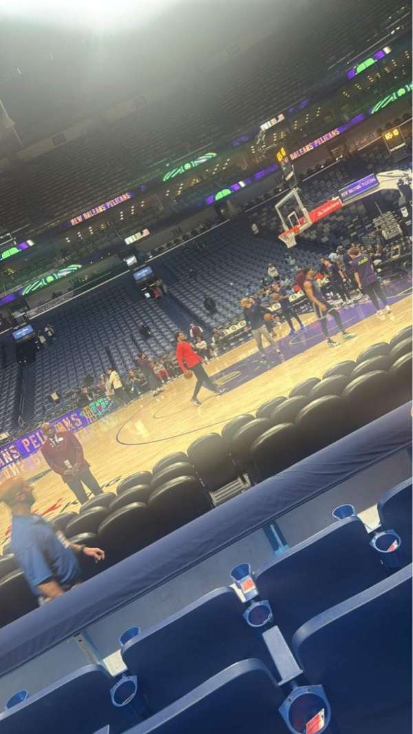 Smoothie King Center, section: 124, row: 7, seat: 7
