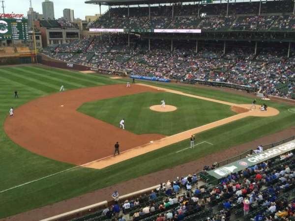 Wrigley Field, section: 307L, row: 1, seat: 24