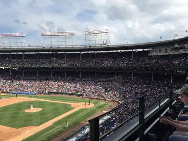 Wrigley Field, section: 307L, row: 1, seat: 23