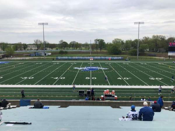 Memorial Stadium, Indiana State, section: F, row: 23, seat: 15