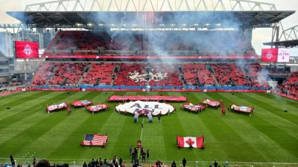 BMO Field, section: 223, row: 12, seat: 15