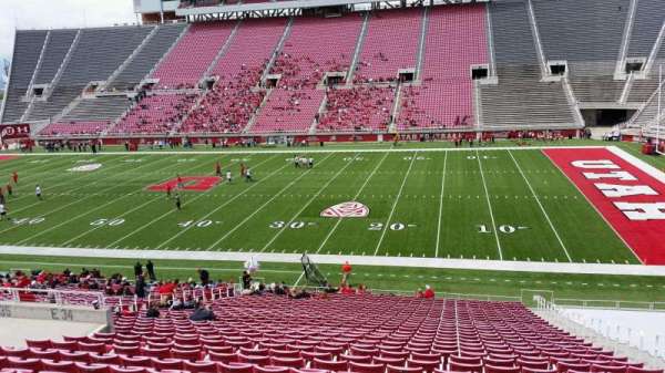 Rice-Eccles Stadium, section: E34, row: 33, seat: 21