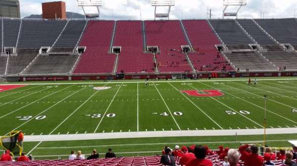 Rice-Eccles Stadium, section: W13, row: 17, seat: 12