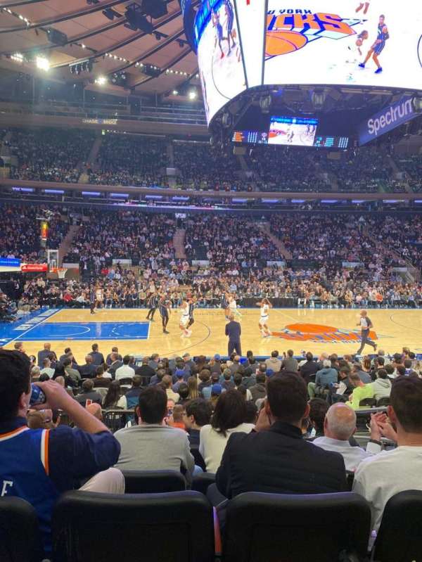 Madison Square Garden, section: 106, row: 17, seat: 18