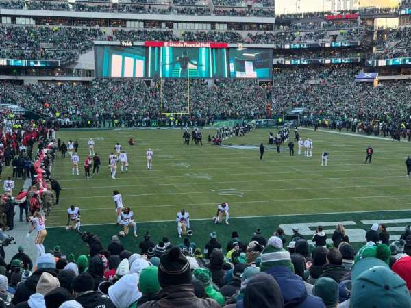 Lincoln Financial Field, section: 128, row: 18, seat: 14