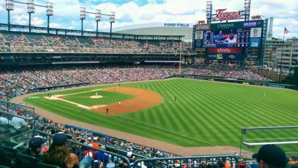 Comerica Park, section: 214, row: 4, seat: 4