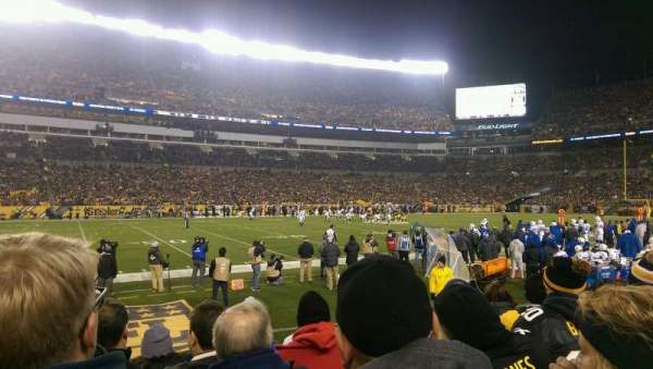 Acrisure Stadium, section: 108, row: E, seat: 17