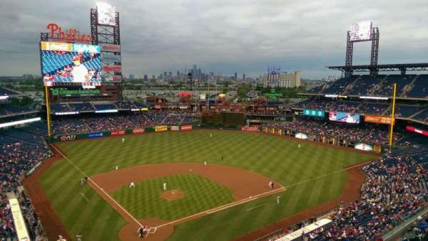 Citizens Bank Park, section: 419, row: 1, seat: 9