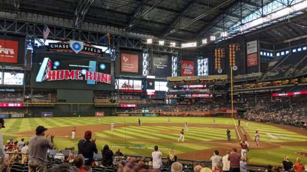 Chase Field, section: 126, row: 22, seat: 9