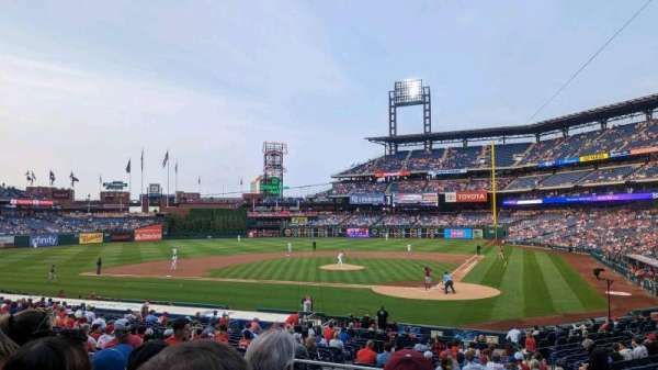 Citizens Bank Park, section: 127, row: 23, seat: 1