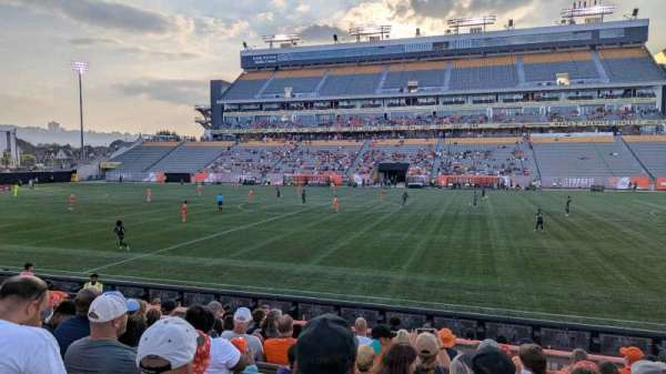 Hamilton Stadium, section: 114, row: 9, seat: 13