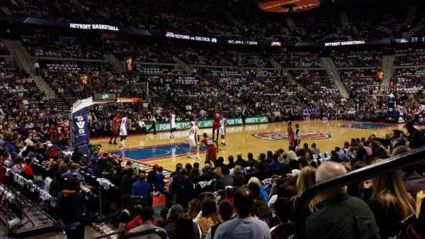The Palace of Auburn Hills, section: 103, row: b, seat: 1