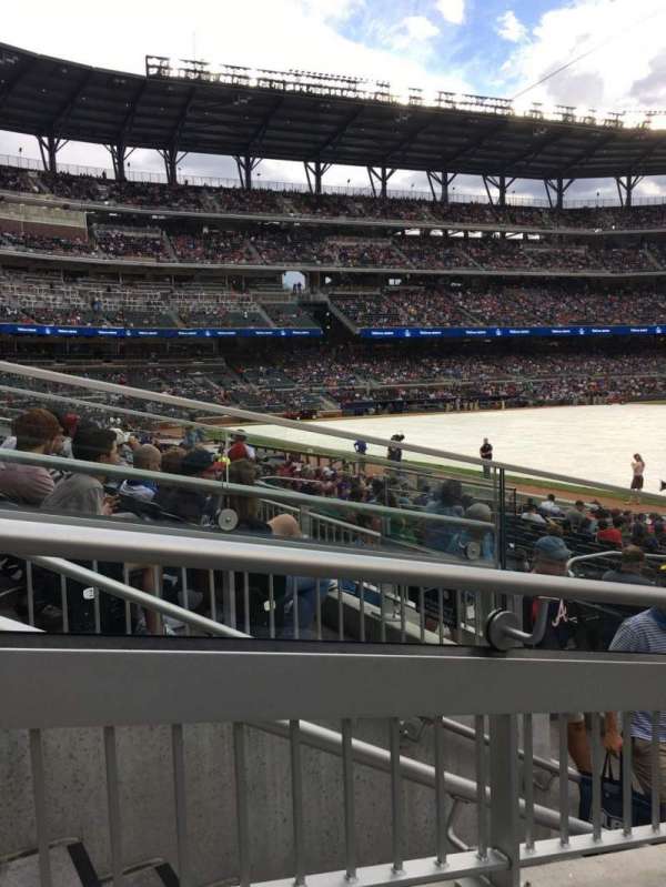 Truist Park, section: 113, row: 3, seat: 18