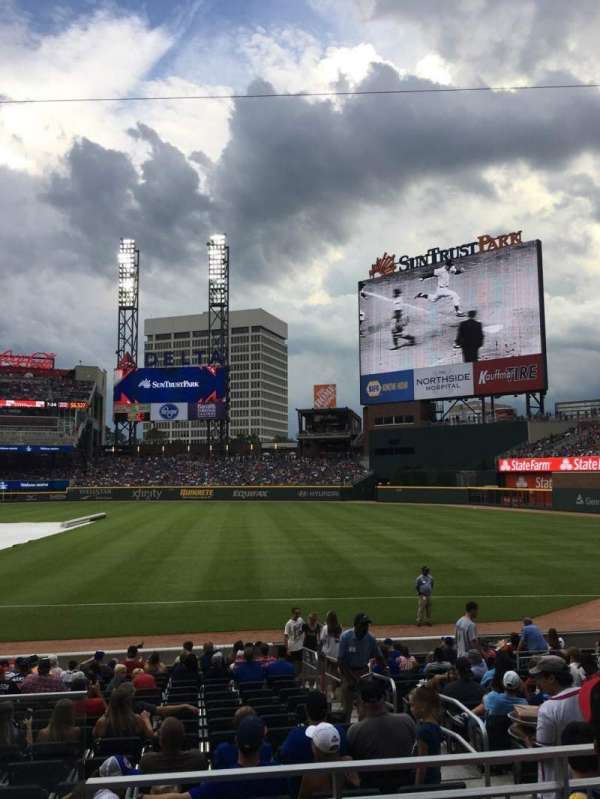 Truist Park, section: 113, row: 3, seat: 18