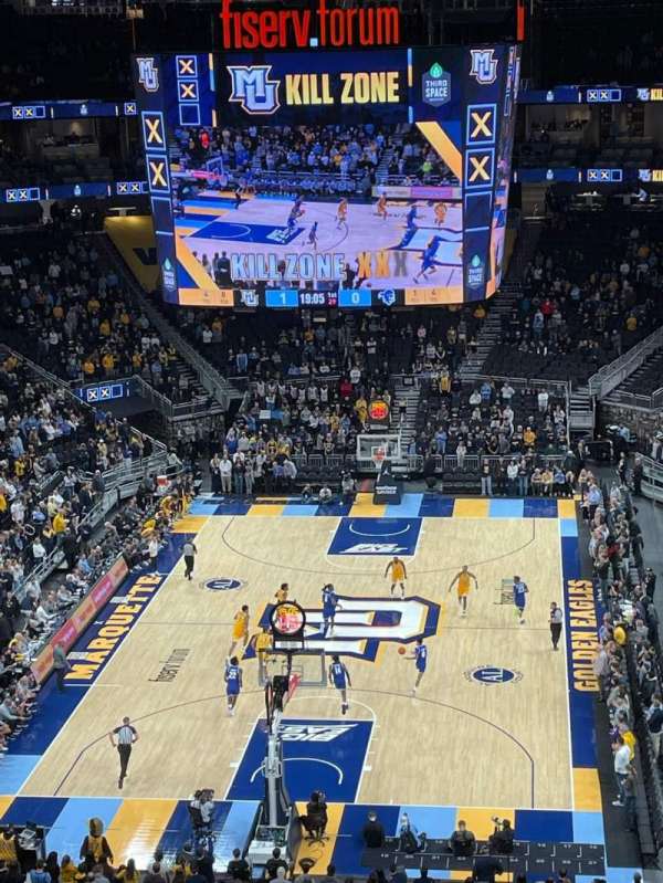 Fiserv Forum, section: 214, row: 6, seat: 16