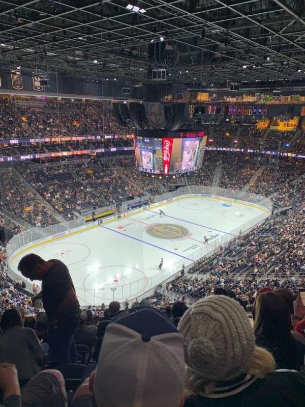 T-Mobile Arena, section: 218, row: M, seat: 9