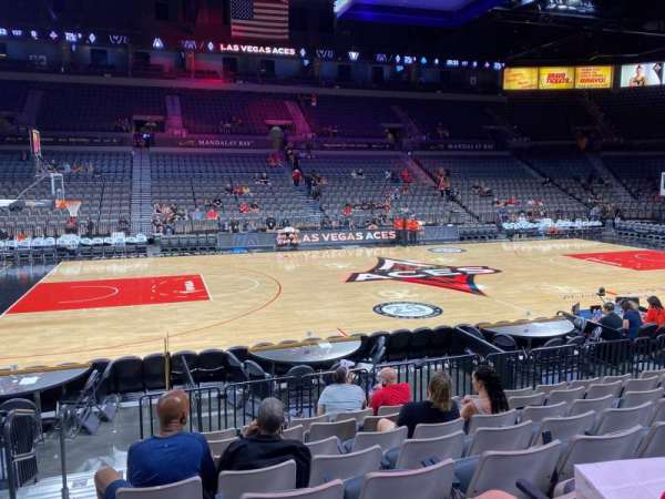 Michelob Ultra Arena, section: 106, row: J, seat: 1