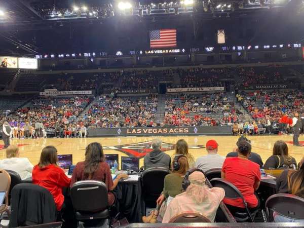 Michelob Ultra Arena, section: 107, row: A, seat: 2