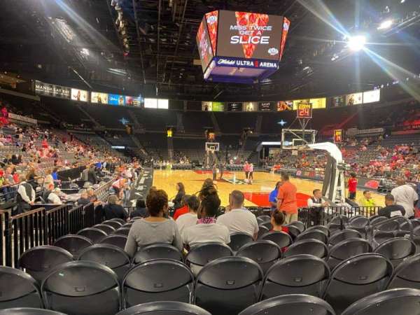 Michelob Ultra Arena, section: 112, row: KK, seat: 1