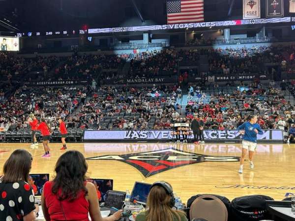 Michelob Ultra Arena, section: 107, row: A, seat: 2