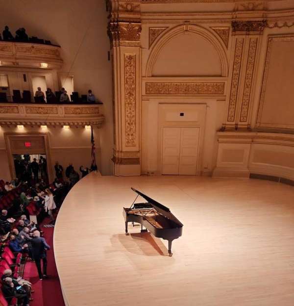 Carnegie Hall, section: Box 3, row: 2, seat: 4