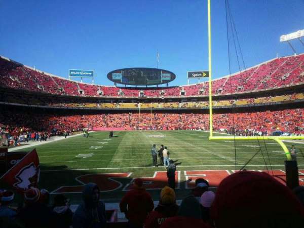 Arrowhead Stadium, section: 110, row: 8, seat: 28