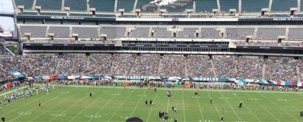 Lincoln Financial Field, section: C1, row: 4, seat: 1